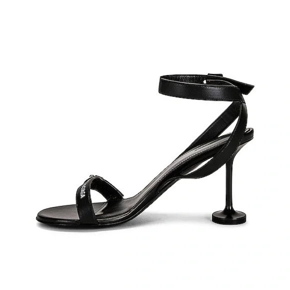 Balenciaga Black Heels with Chunky Platform Sole